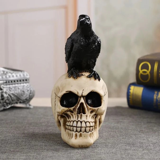 skull halloween decor