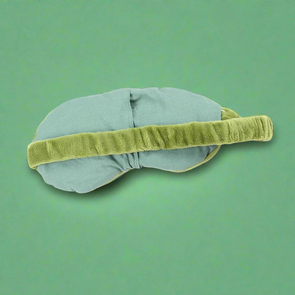 back of frog sleep mask