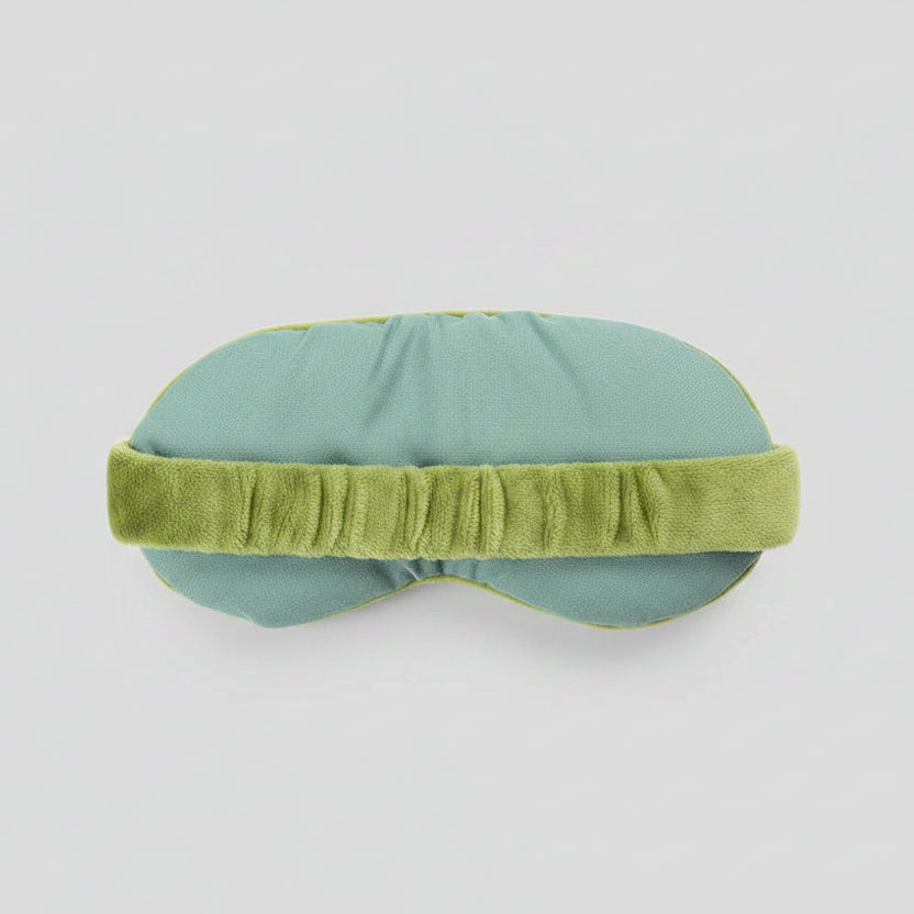 back of frog sleep mask