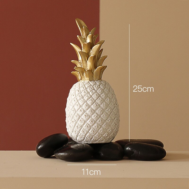 Resin Pineapple Figurines - Ornaments from Dear Cece - Just £19.99! Shop now at Dear Cece