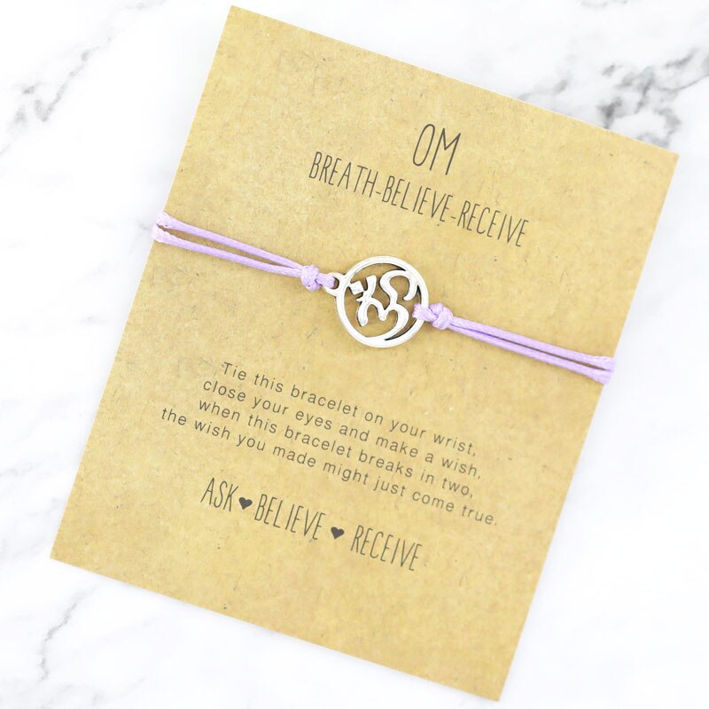 Namaste OM Charm Bracelet - Jewellery from Dear Cece - Just £6.99! Shop now at Dear Cece