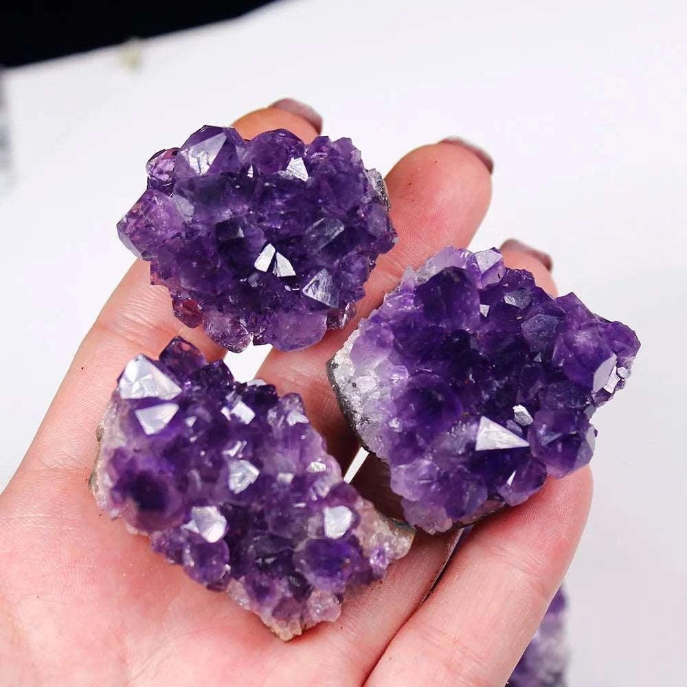 Natural Raw Amethyst Crystal Cluster - Crystal Healing from Dear Cece - Just £9.99! Shop now at Dear Cece