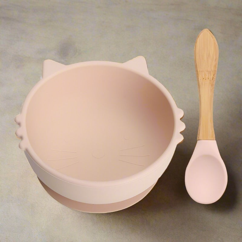 BPA Free Food Grade Silicone Bowl and Spoon - Bowls from Dear Cece - Just £15.99! Shop now at Dear Cece
