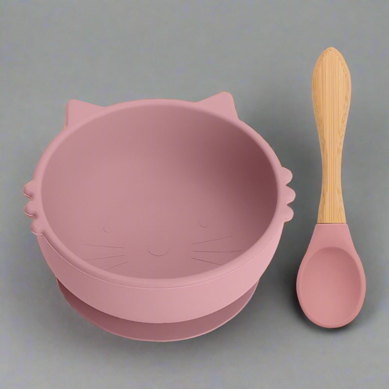 BPA Free Food Grade Silicone Bowl and Spoon - Bowls from Dear Cece - Just £15.99! Shop now at Dear Cece