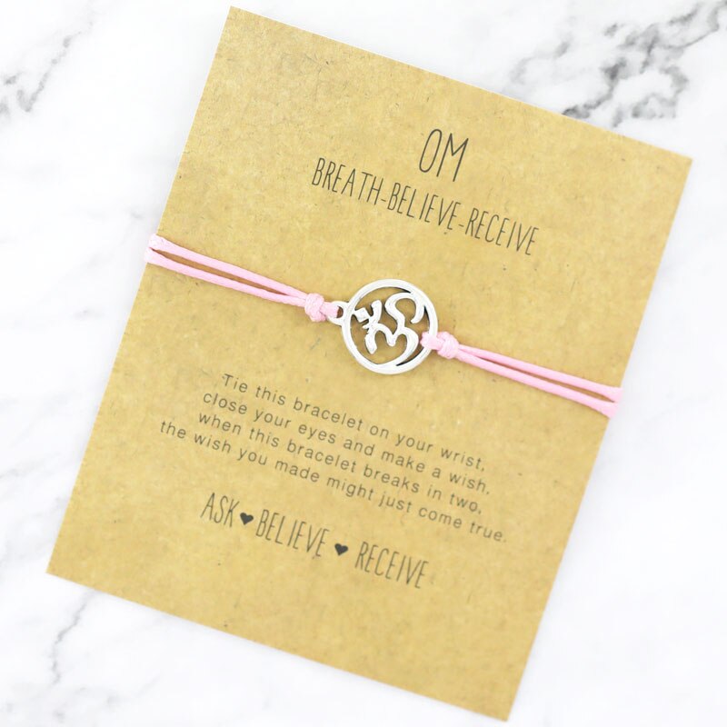 Namaste OM Charm Bracelet - Jewellery from Dear Cece - Just £6.99! Shop now at Dear Cece