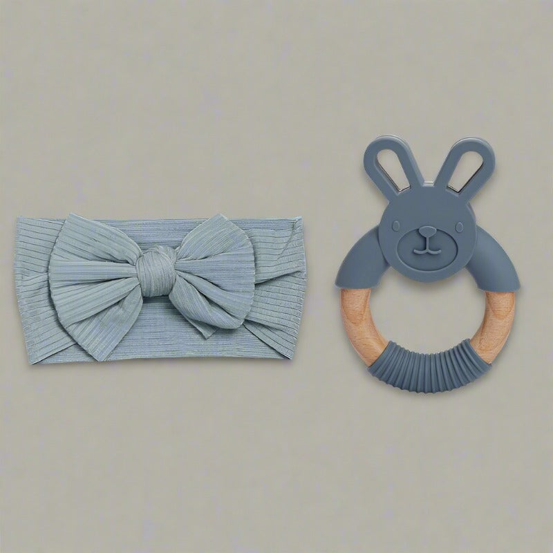 Baby Headband & Teether Gift Set - Gift Sets from Dear Cece - Just £17.99! Shop now at Dear Cece