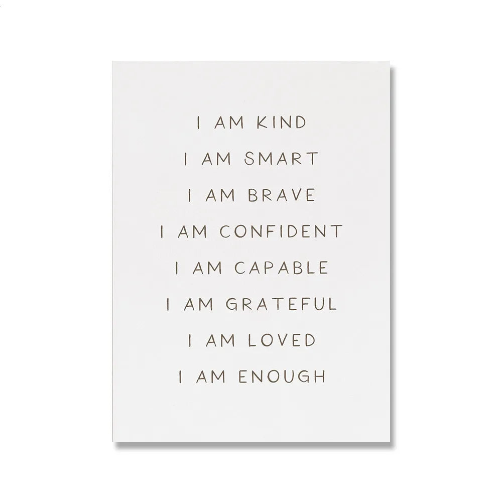 "I am" Affirmation Art Print - Wall Art from Dear Cece - Just £14.99! Shop now at Dear Cece