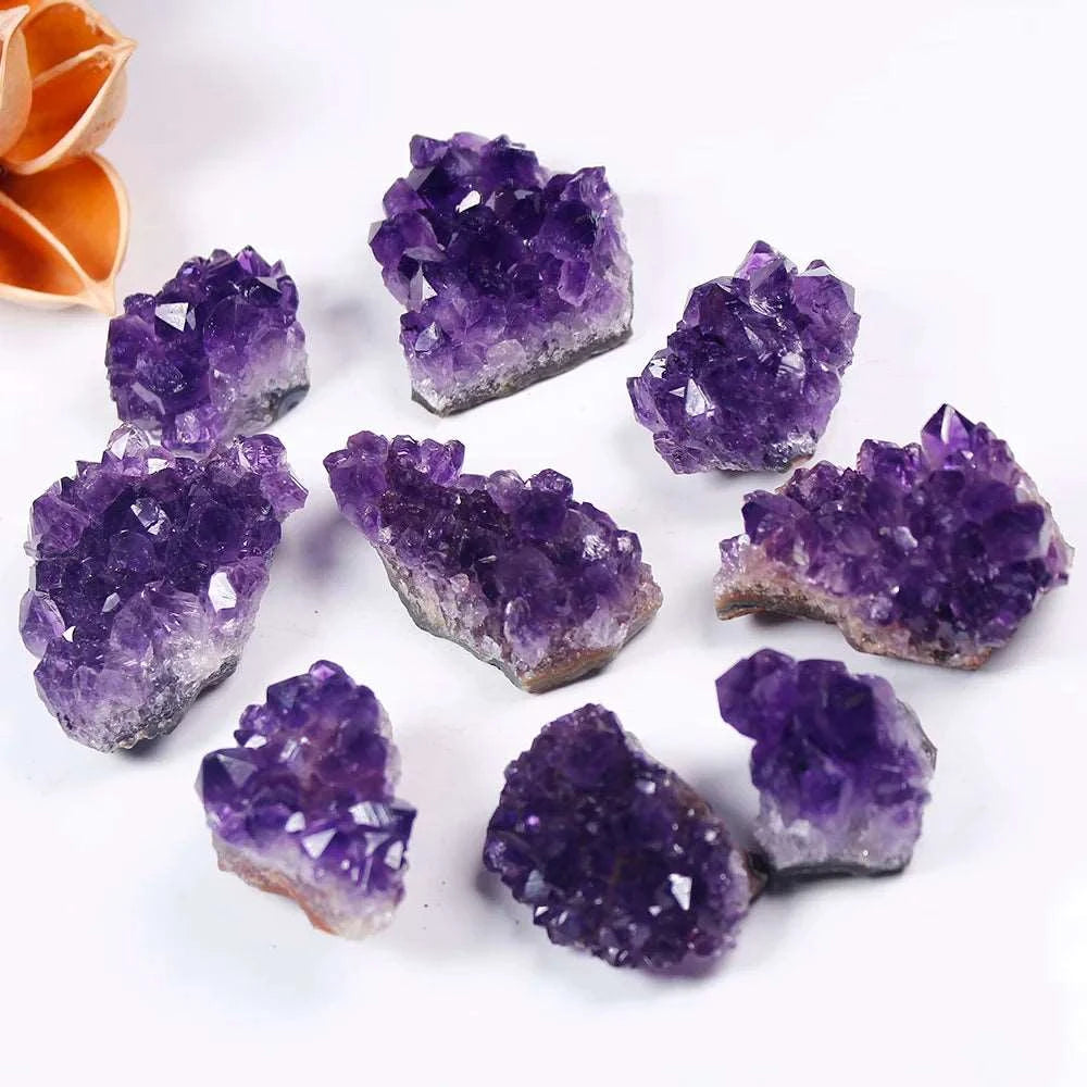 Natural Raw Amethyst Crystal Cluster - Crystal Healing from Dear Cece - Just £9.99! Shop now at Dear Cece