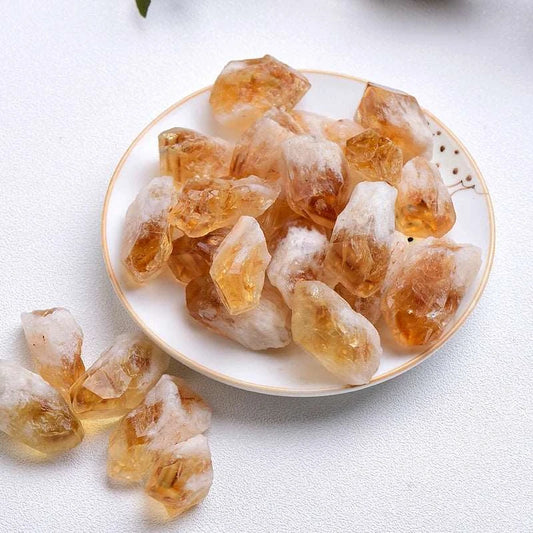 Natural Brazilian Citrine Manifesting Crystal - Crystal Healing from Dear Cece - Just £8.99! Shop now at Dear Cece
