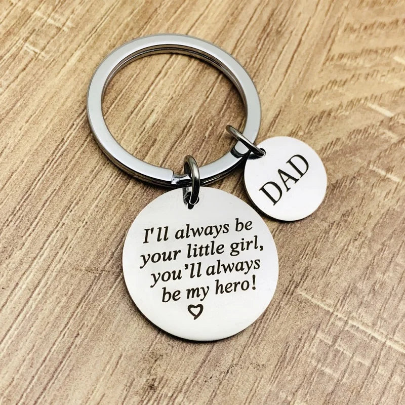 Hero Dad Father's Day Keychain - Keychains from Dear Cece - Just £8.99! Shop now at Dear Cece