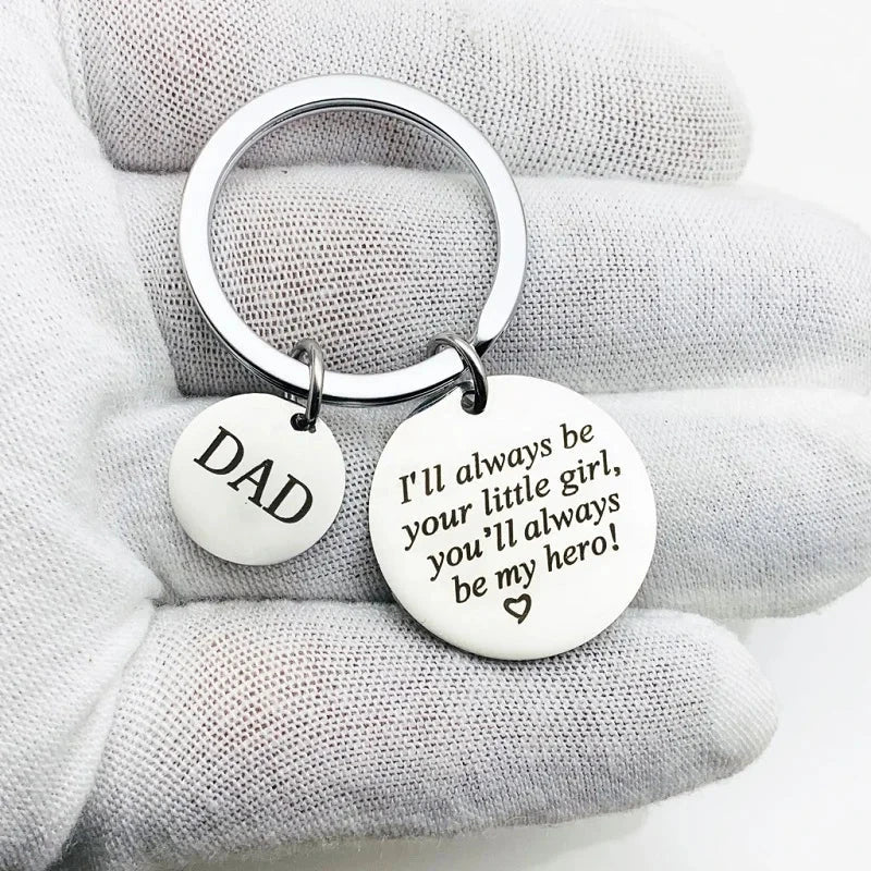 Hero Dad Father's Day Keychain - Keychains from Dear Cece - Just £8.99! Shop now at Dear Cece