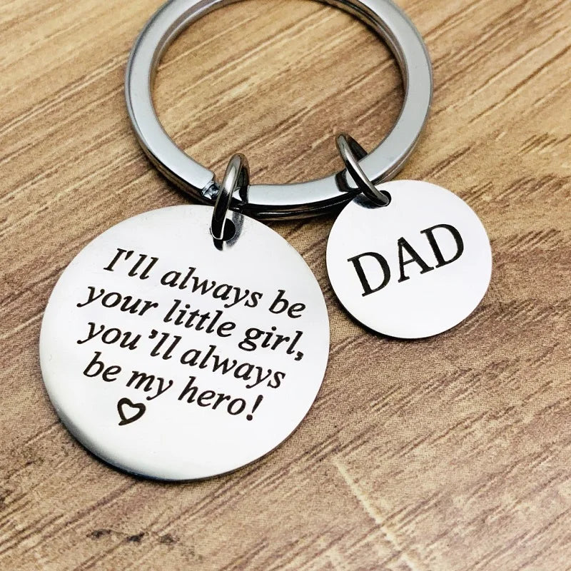 Hero Dad Father's Day Keychain - Keychains from Dear Cece - Just £8.99! Shop now at Dear Cece