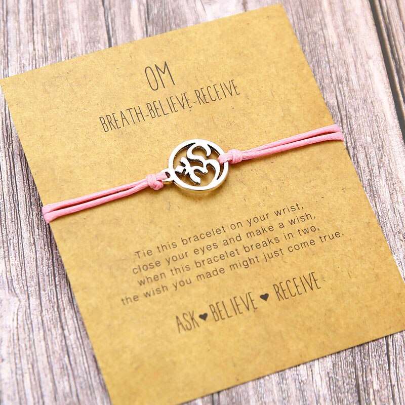 Namaste OM Charm Bracelet - Jewellery from Dear Cece - Just £6.99! Shop now at Dear Cece