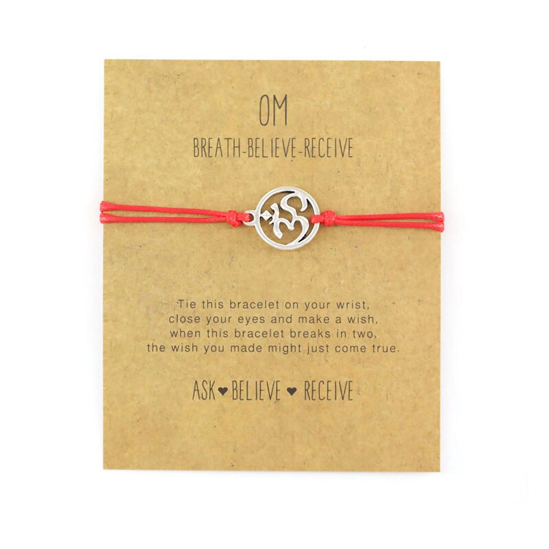 Namaste OM Charm Bracelet - Jewellery from Dear Cece - Just £6.99! Shop now at Dear Cece