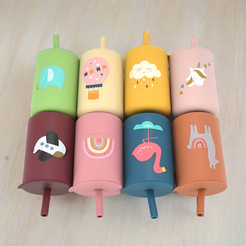 BPA Free Baby Silicone Leak-Proof Cup with Lid - Weaning from Dear Cece - Just £12.99! Shop now at Dear Cece