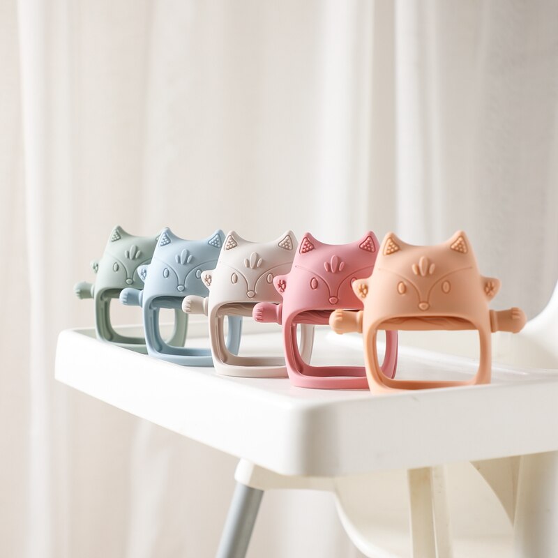 BPA Free Animal Shaped Silicone Teething glove - Baby Teethers from Dear Cece - Just £8.99! Shop now at Dear Cece
