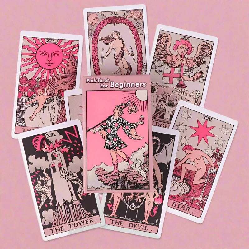 Pink Tarot Card Deck For Beginners