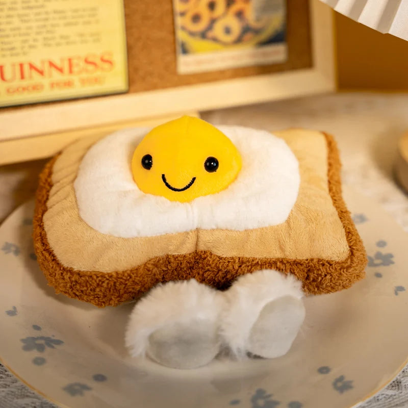 Egg on Toast Cute Plush Toy