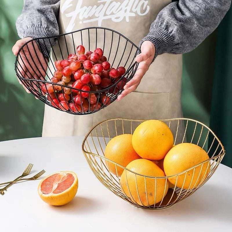 Geometric Metal Fruit Bowl - Bowls from Dear Cece - Just £14.99! Shop now at Dear Cece