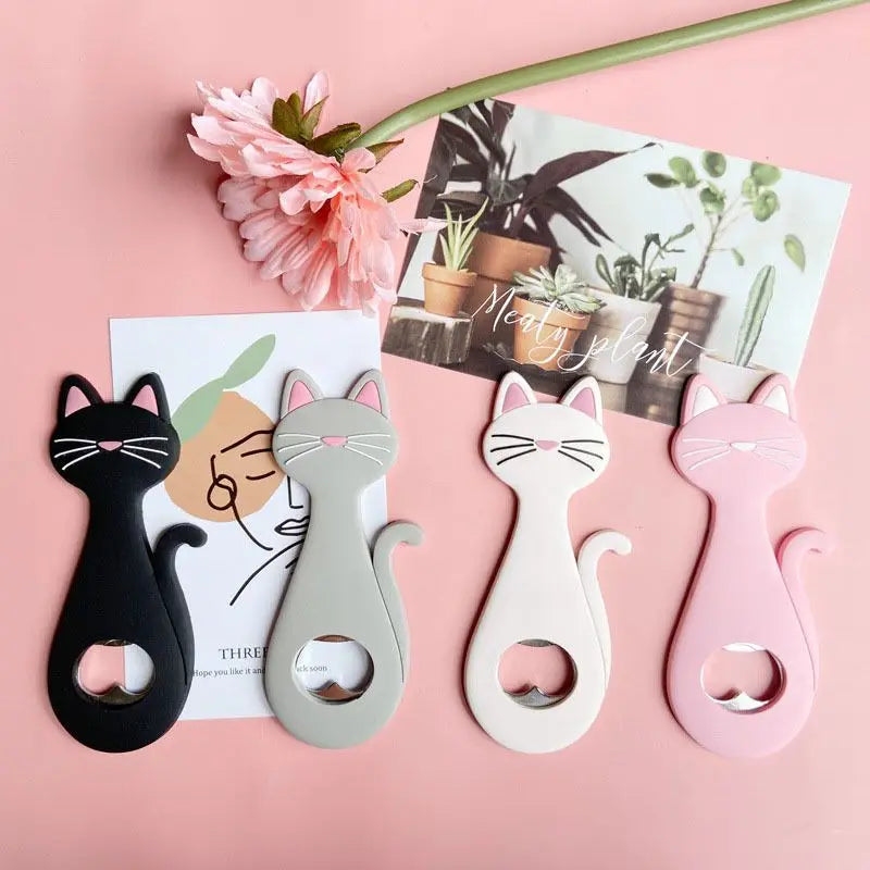 Cat Magnetic Bottle Opener Fridge Magnet - Bottle Opener from Dear Cece - Just £8.99! Shop now at Dear Cece