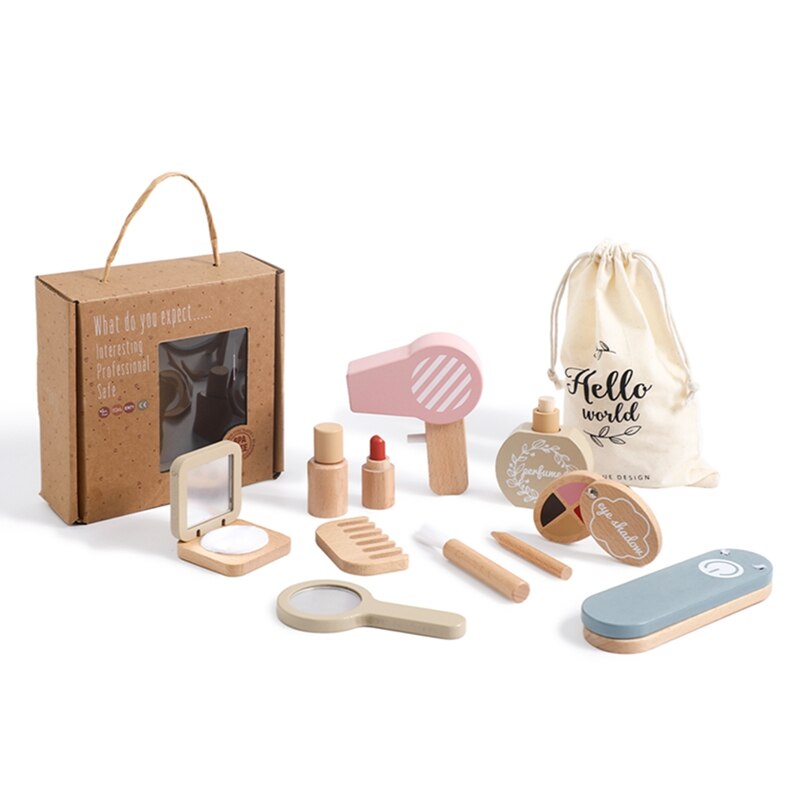 Wooden Toy Girls Makeup Play Set - Toys from Dear Cece - Just £34.99! Shop now at Dear Cece