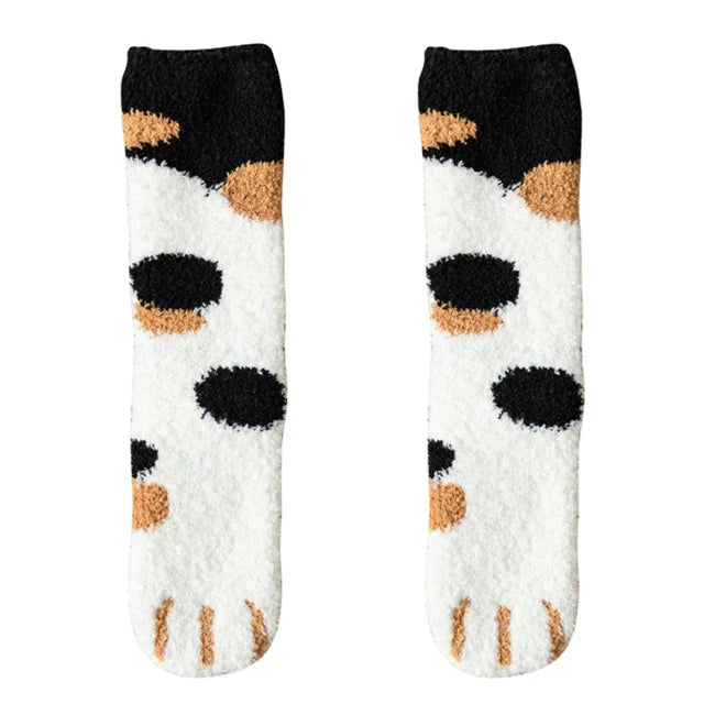 Plush Cat Paw Feet Cotton Socks - Socks from Dear Cece - Just £8.99! Shop now at Dear Cece
