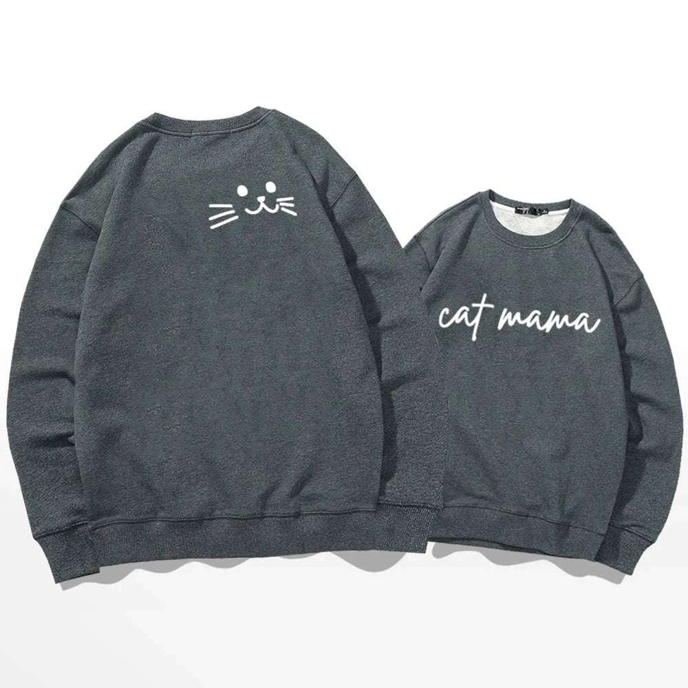 Womens Cat Mama Sweatshirt - Knitwear from Dear Cece - Just £22.99! Shop now at Dear Cece
