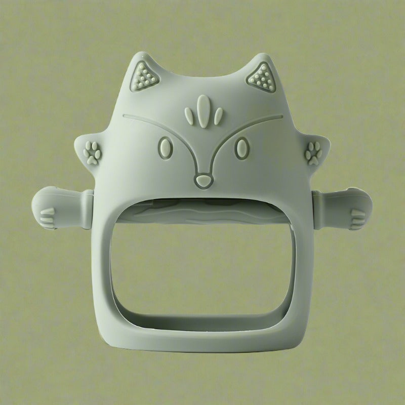 green fox teething glove
