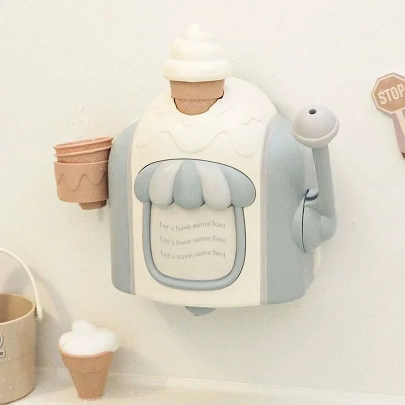 Baby bath toy on white background