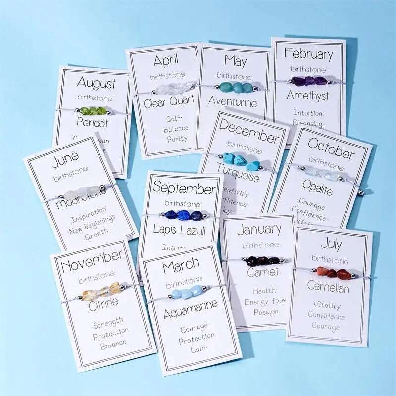 All months bracelets together