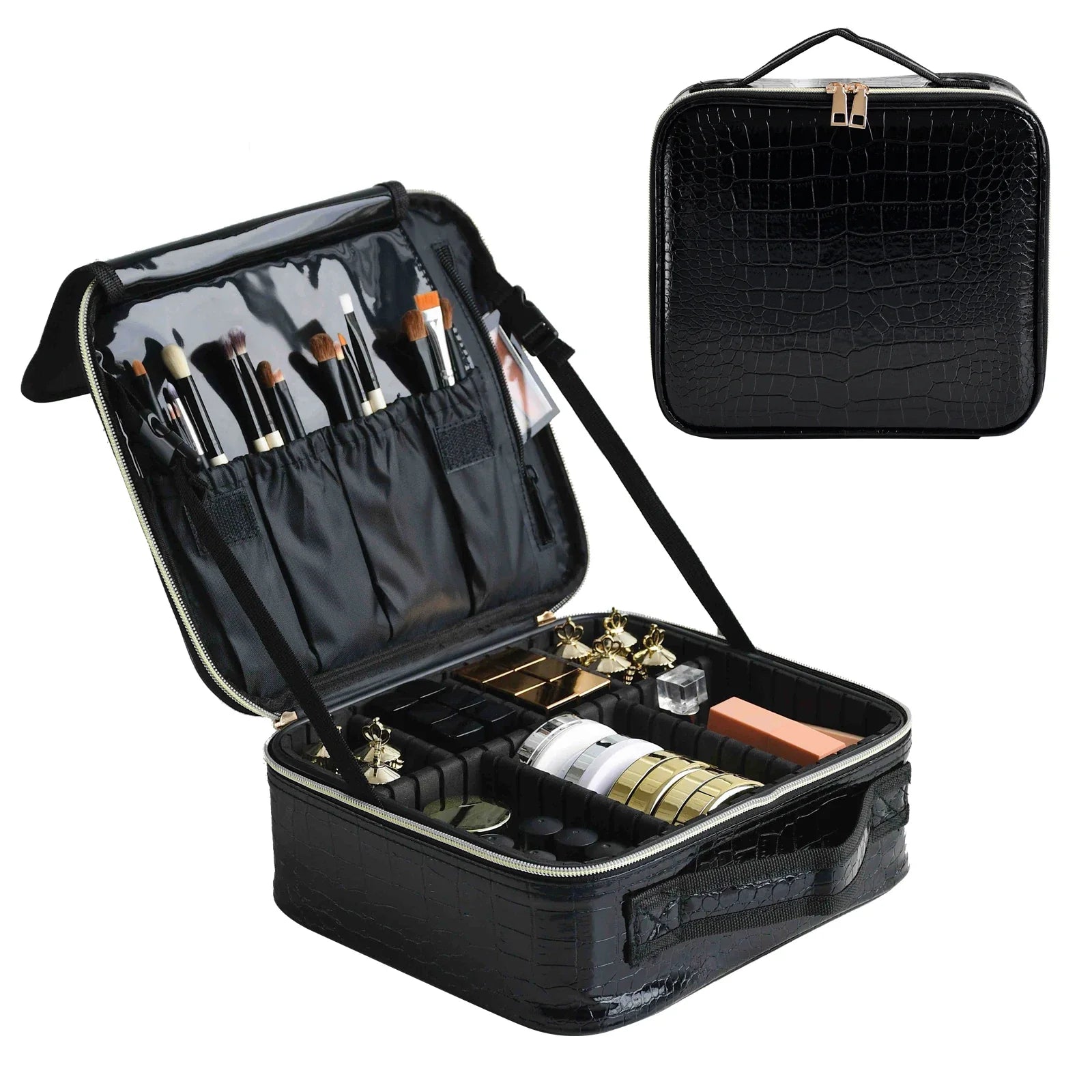 PU Leather Travel Storage Makeup Case - cosmetic bags from Dear Cece - Just £19.99! Shop now at Dear Cece