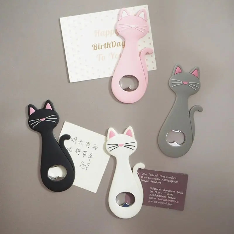Cat Magnetic Bottle Opener Fridge Magnet - Bottle Opener from Dear Cece - Just £8.99! Shop now at Dear Cece
