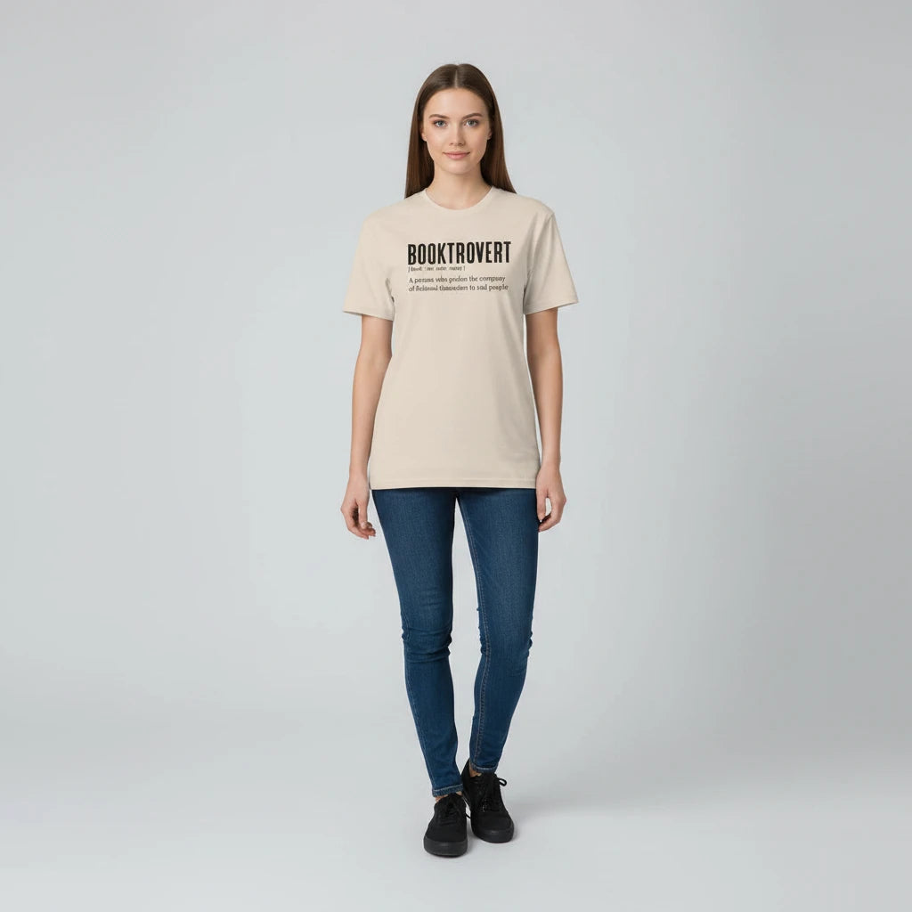 Booktrovert Funny Bookworm T-Shirt - T Shirts from Dear Cece - Just £15.99! Shop now at Dear Cece