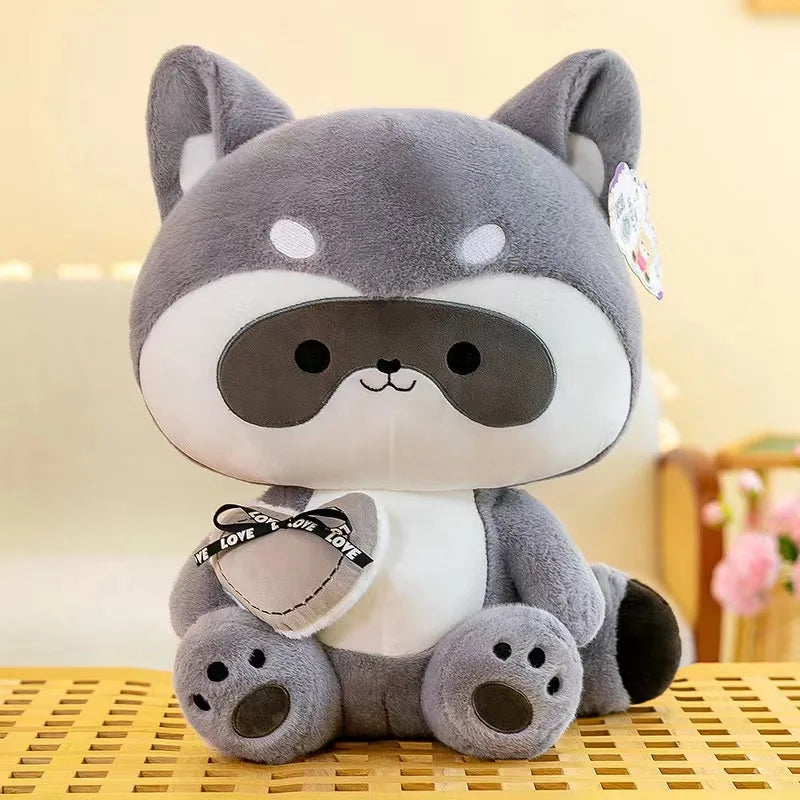 Valentine's Love Heart Raccoon Plush Toy - Toys from Dear Cece - Just £16.99! Shop now at Dear Cece