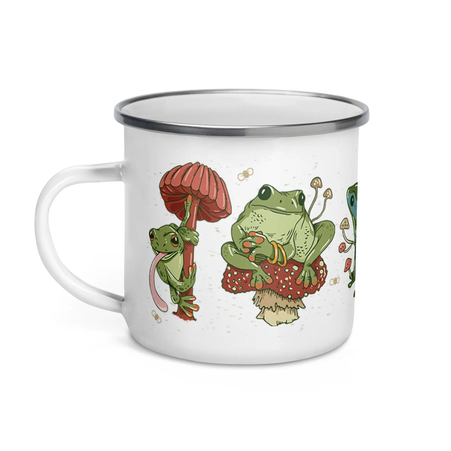 Mushroom Frog Enamel Mug - Mugs from Dear Cece - Just £17.99! Shop now at Dear Cece