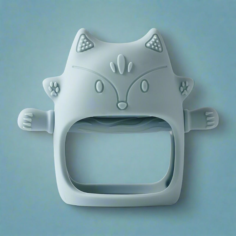 blue fox teething glove