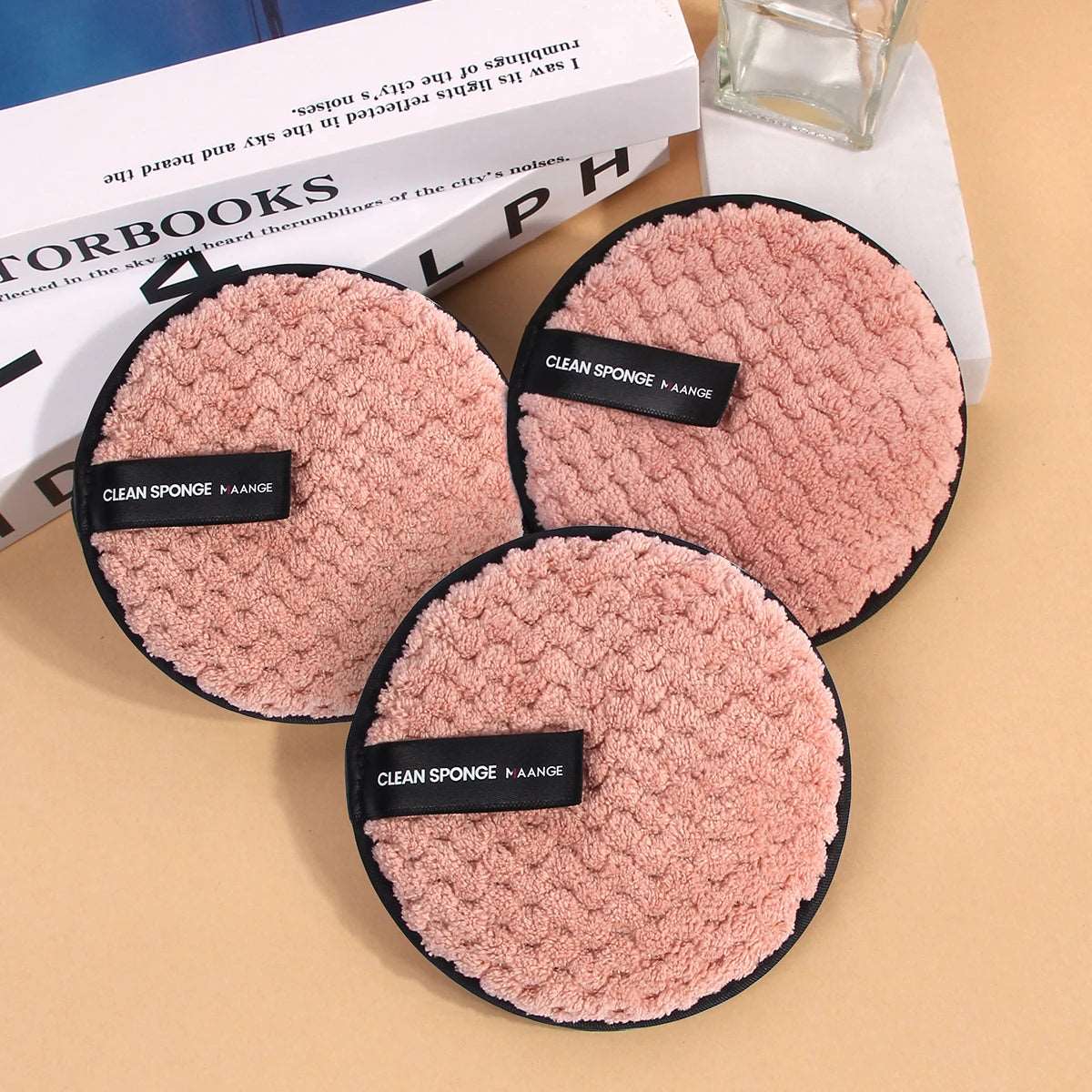 3PCS Reusable Microfiber Makeup Remover Pads - Makeup Removers from Dear Cece - Just £8.99! Shop now at Dear Cece