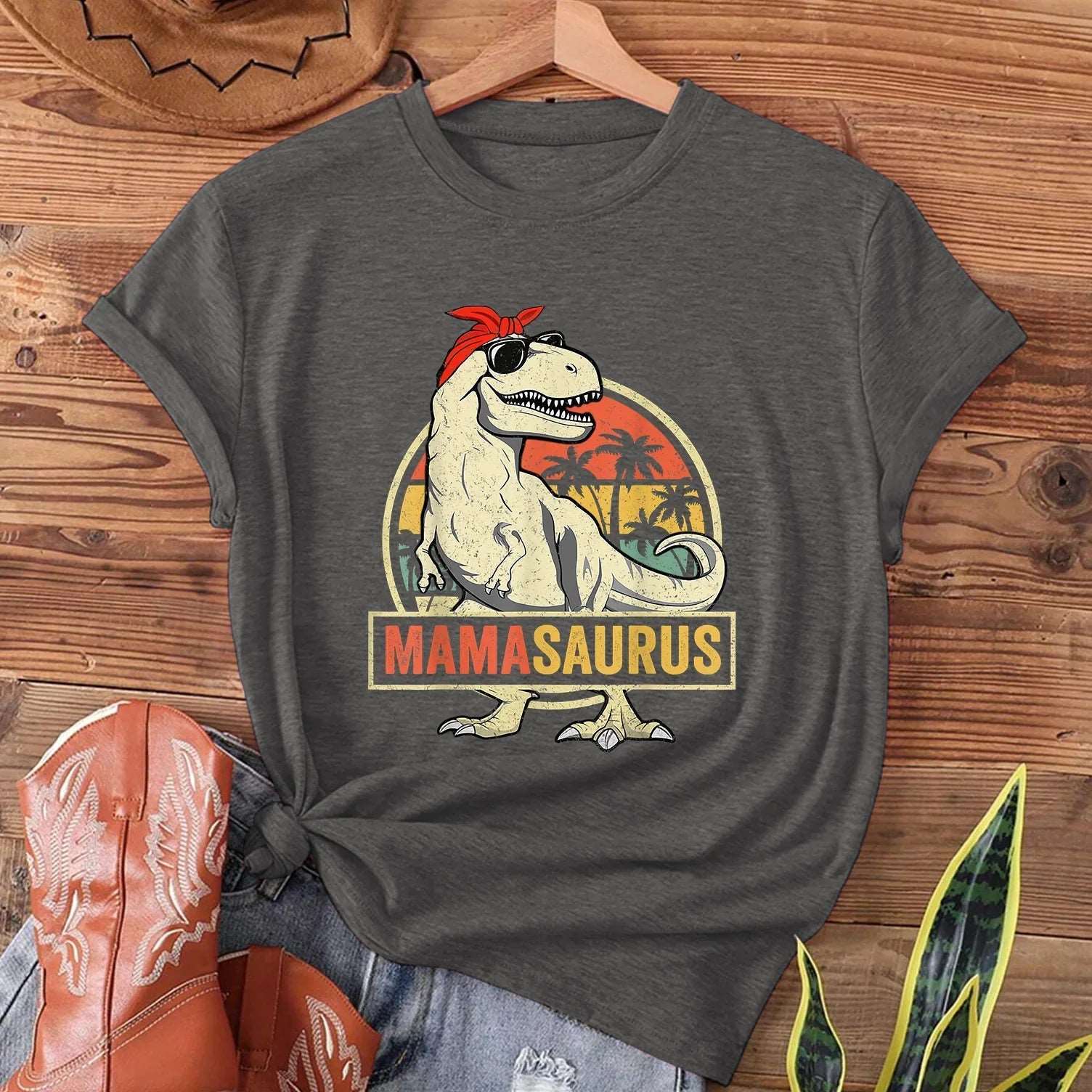 Dinosaur Mamasaurus Women's T-shirt - T Shirts from Dear Cece - Just £17.99! Shop now at Dear Cece