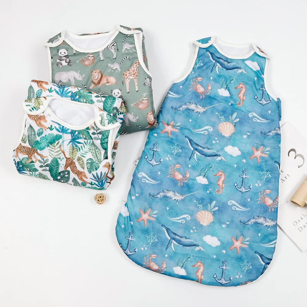 Sea Life Bamboo Cotton Baby Sleeping Bag product shot