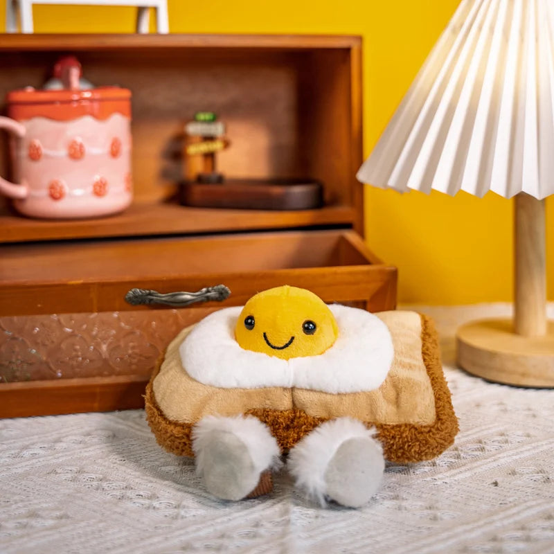 Egg on Toast Cute Plush Toy
