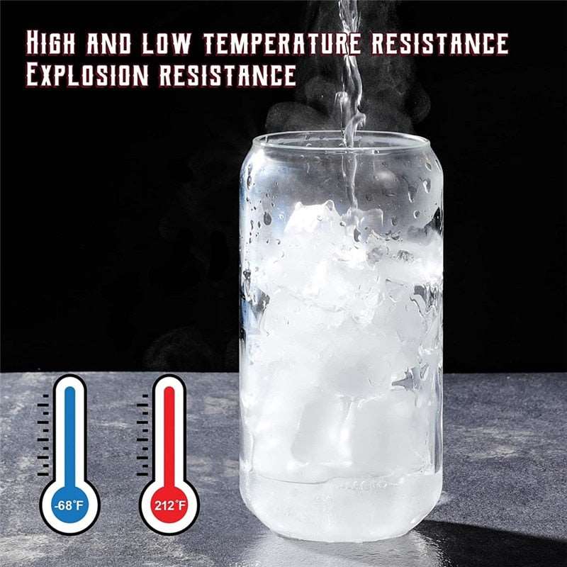 High Borosilicate Glass Cup With Bamboo Lid and Straw - Mugs from Dear Cece - Just £12.99! Shop now at Dear Cece