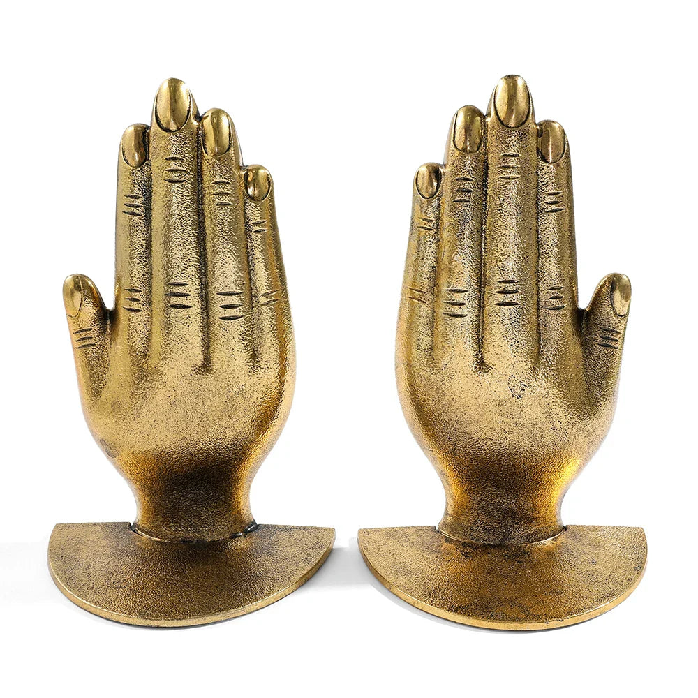 Praying Hands Iron Book Ends - Bookends from Dear Cece - Just £24.99! Shop now at Dear Cece