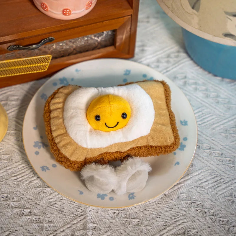 Egg on Toast Cute Plush Toy