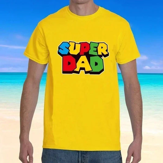 Mario Super Dad Father's Day T-shirt - T Shirts from Dear Cece - Just £14.99! Shop now at Dear Cece