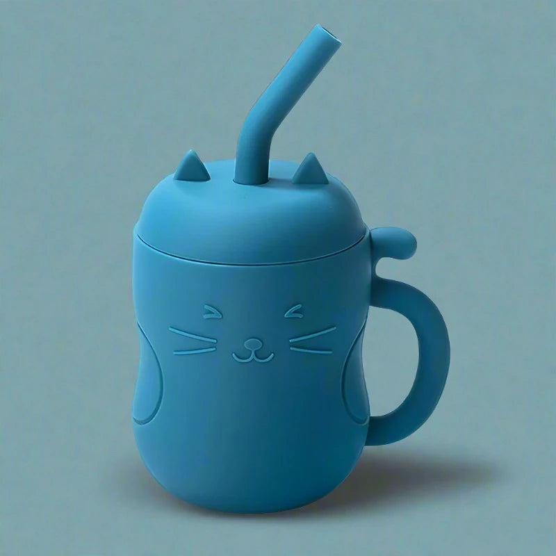 dark blue toddler cup