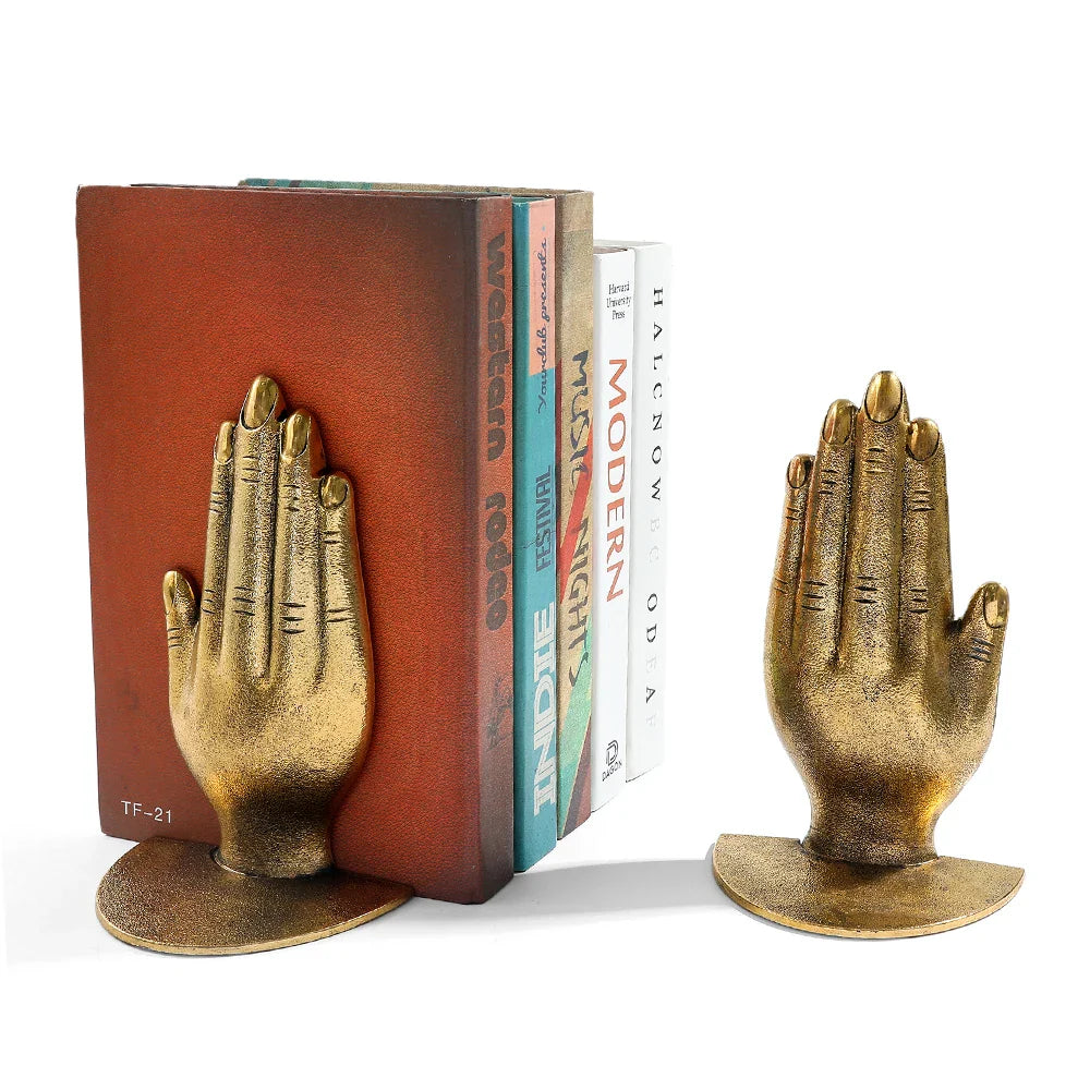 Praying Hands Iron Book Ends - Bookends from Dear Cece - Just £24.99! Shop now at Dear Cece