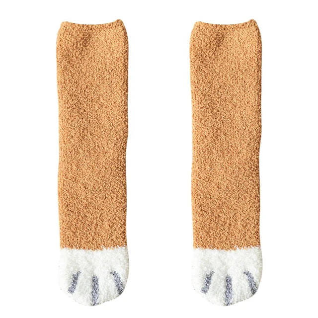 Plush Cat Paw Feet Cotton Socks - Socks from Dear Cece - Just £8.99! Shop now at Dear Cece