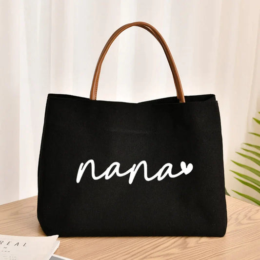 Nana Canvas Tote Bag - Bags from Dear Cece - Just £24.99! Shop now at Dear Cece