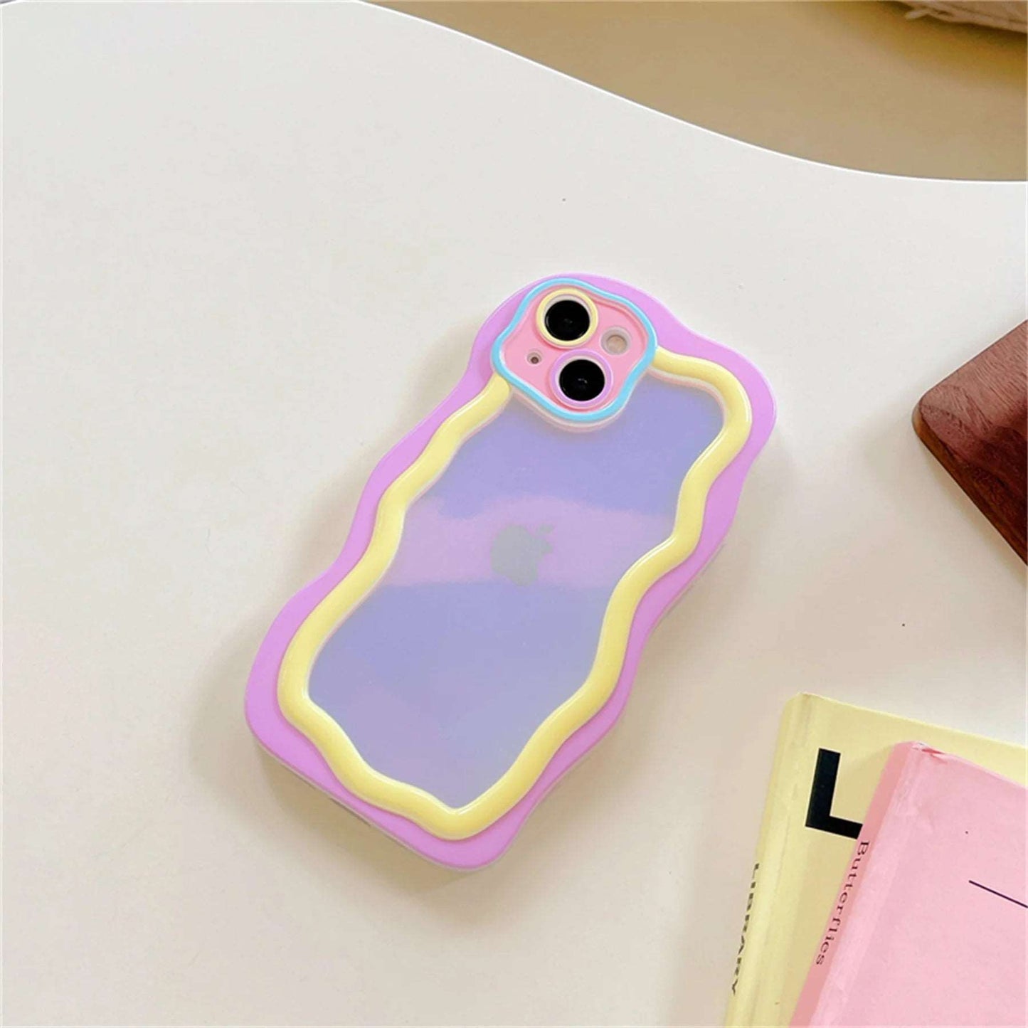 Geometric Wave Transparent Clear Case for iPhone - phone case from Dear Cece - Just £12.99! Shop now at Dear Cece
