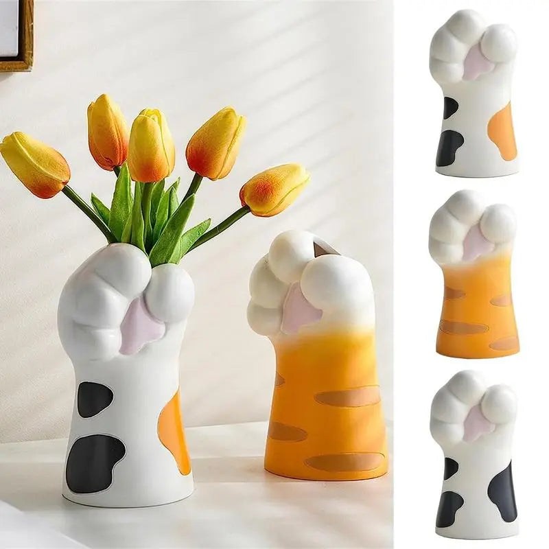 Cartoon Cat Paw Vase - Vase from Dear Cece - Just £19.99! Shop now at Dear Cece